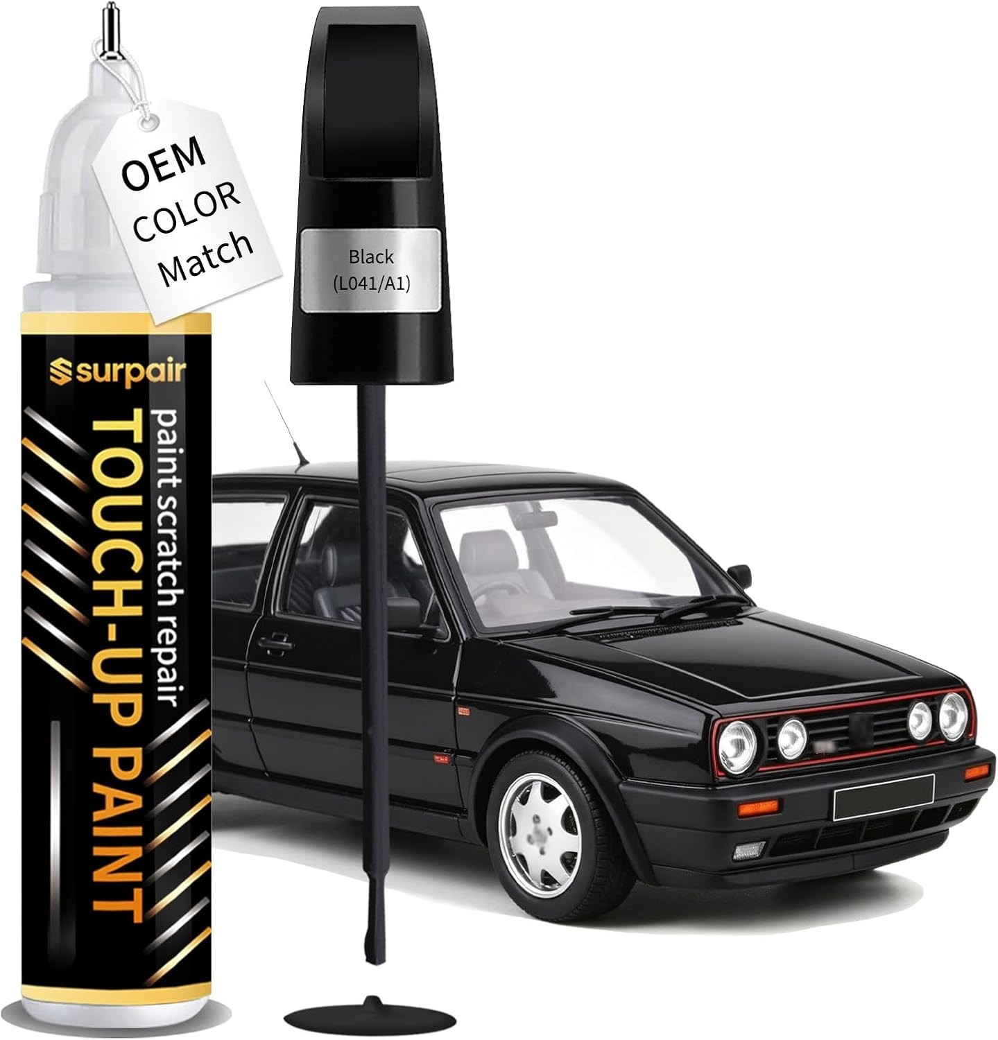 High Adherence Black Touch Up Paint for Volkswagen – Chip Resistant & Rust Proof