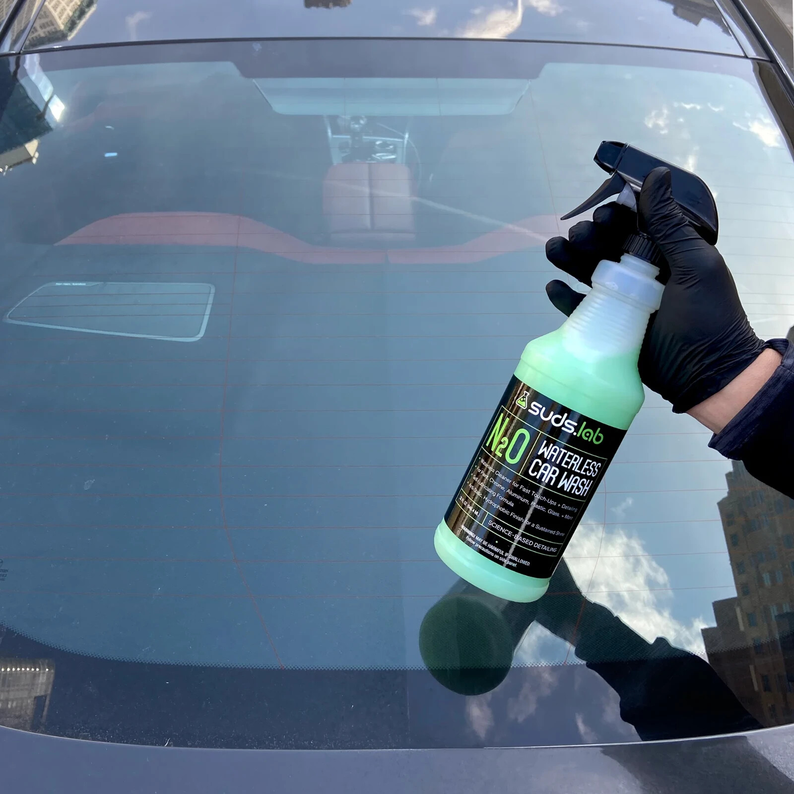 (6 pack) Suds Lab N2O Quick Car Detailer – 32 oz Bottle