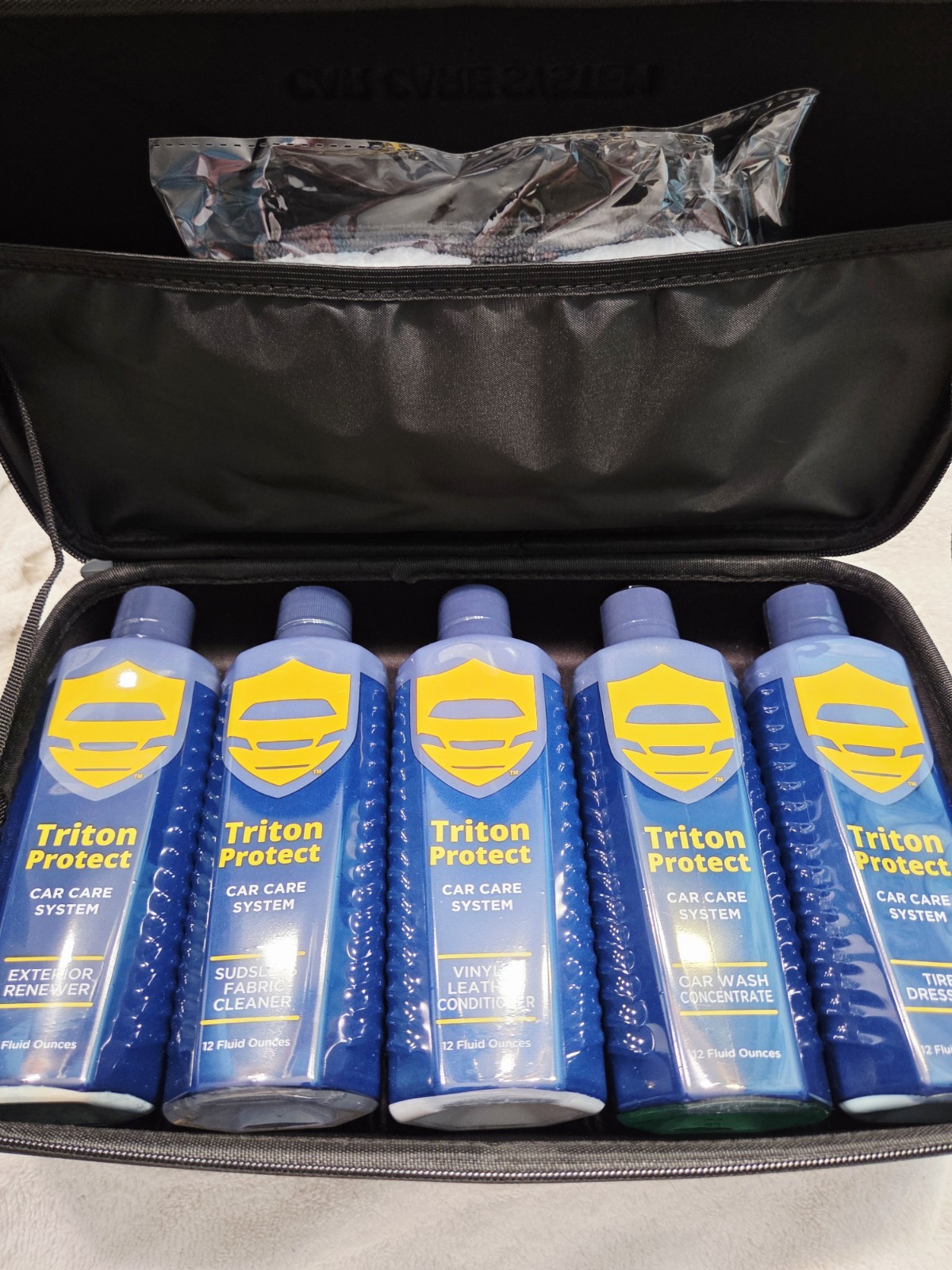 Triton Protect Car Care System Automotive Detail Kit, Ceramic, Fabric, Leather