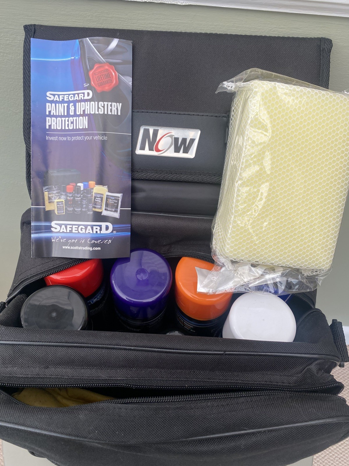 Scott’s Safegard Car Cleaning / Detailing Kit In Bag. See details