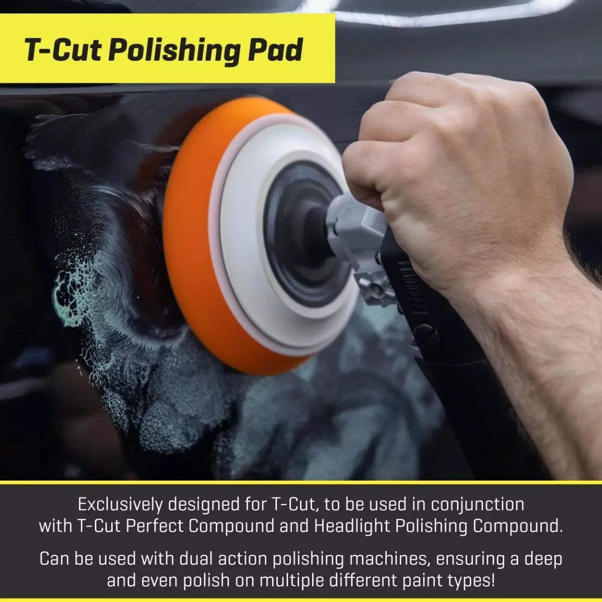 T-Cut Original 500mL Paintwork Restorer Rejuvenator & Medium Polishing Pad