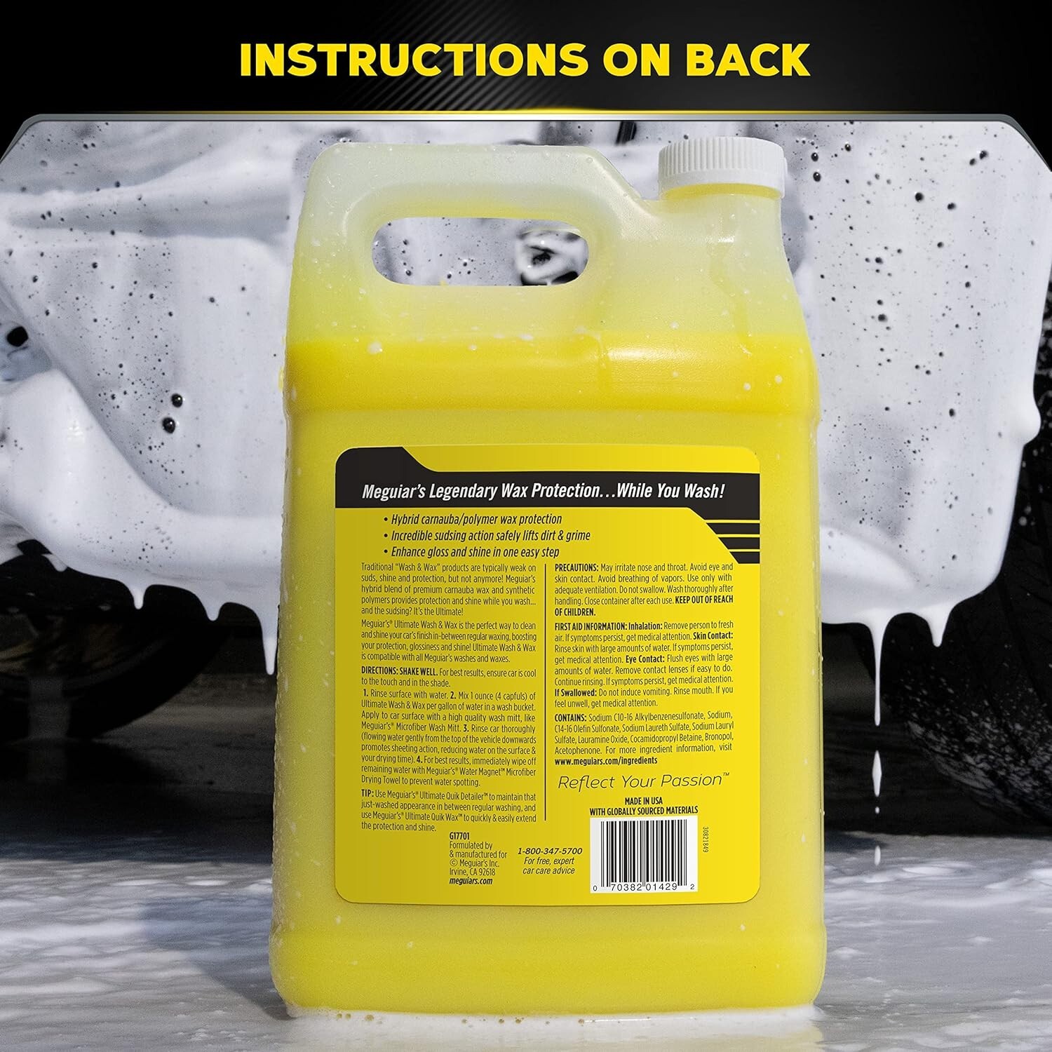 Ultimate Wash and Wax, Car Wash and Wax Cleans and Shines in One Step, Wash, …