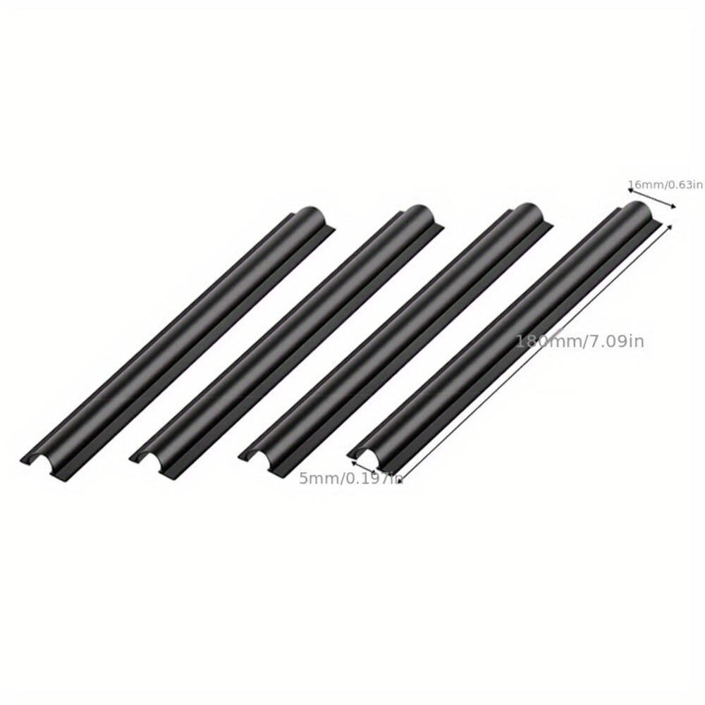 4Pc Sleek Car Cable Organizer Kit Universal Sleeves for a Neat Damage-Free SUV