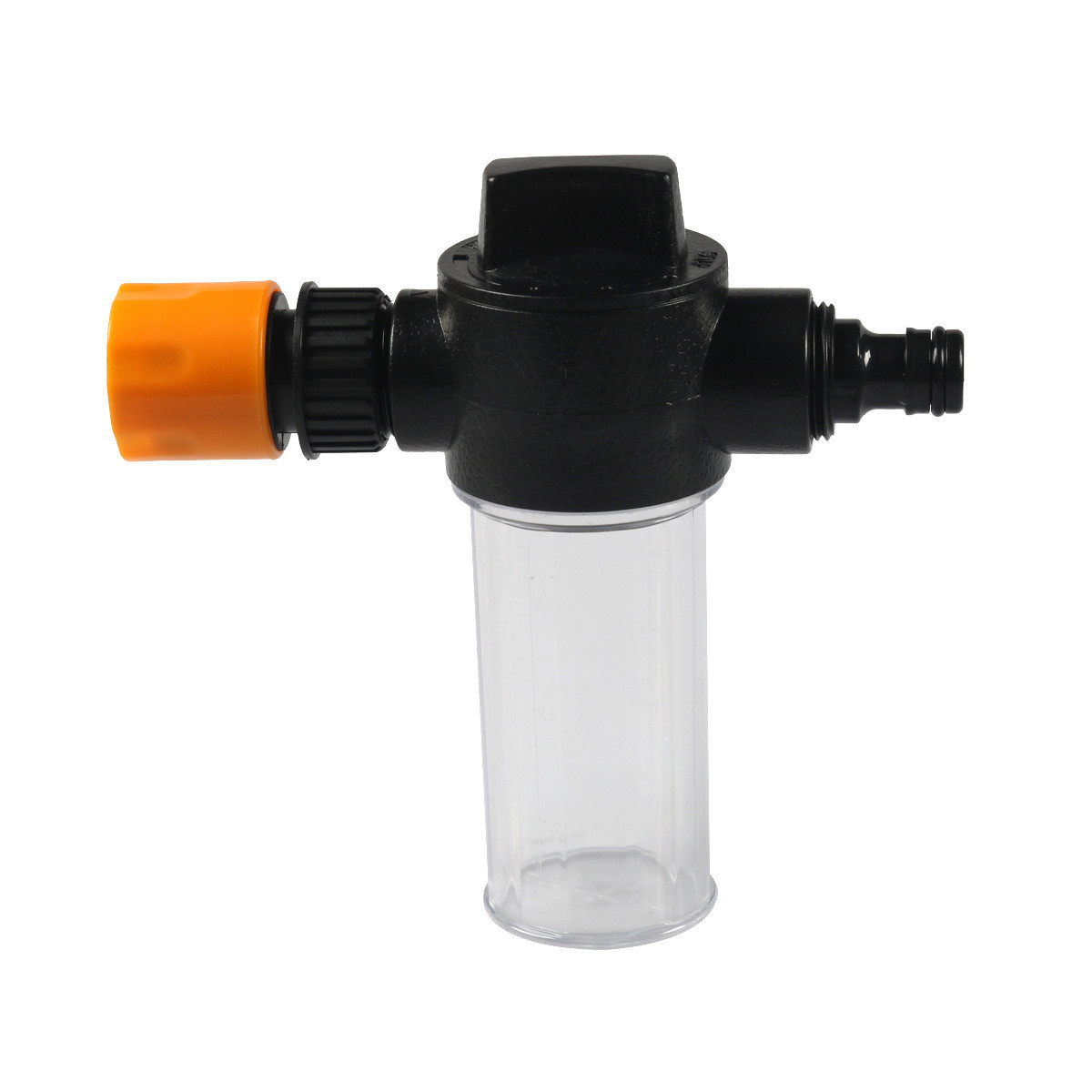 Adjustable Car Wash Foam Cannon Pot 3/4″ Garden Hose Quick Connector Sprayer Kit