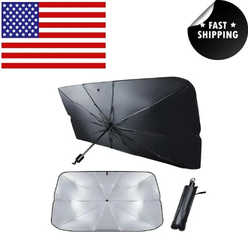 car sunshade car sunshade retractable sunscreen heat insulation front windshield