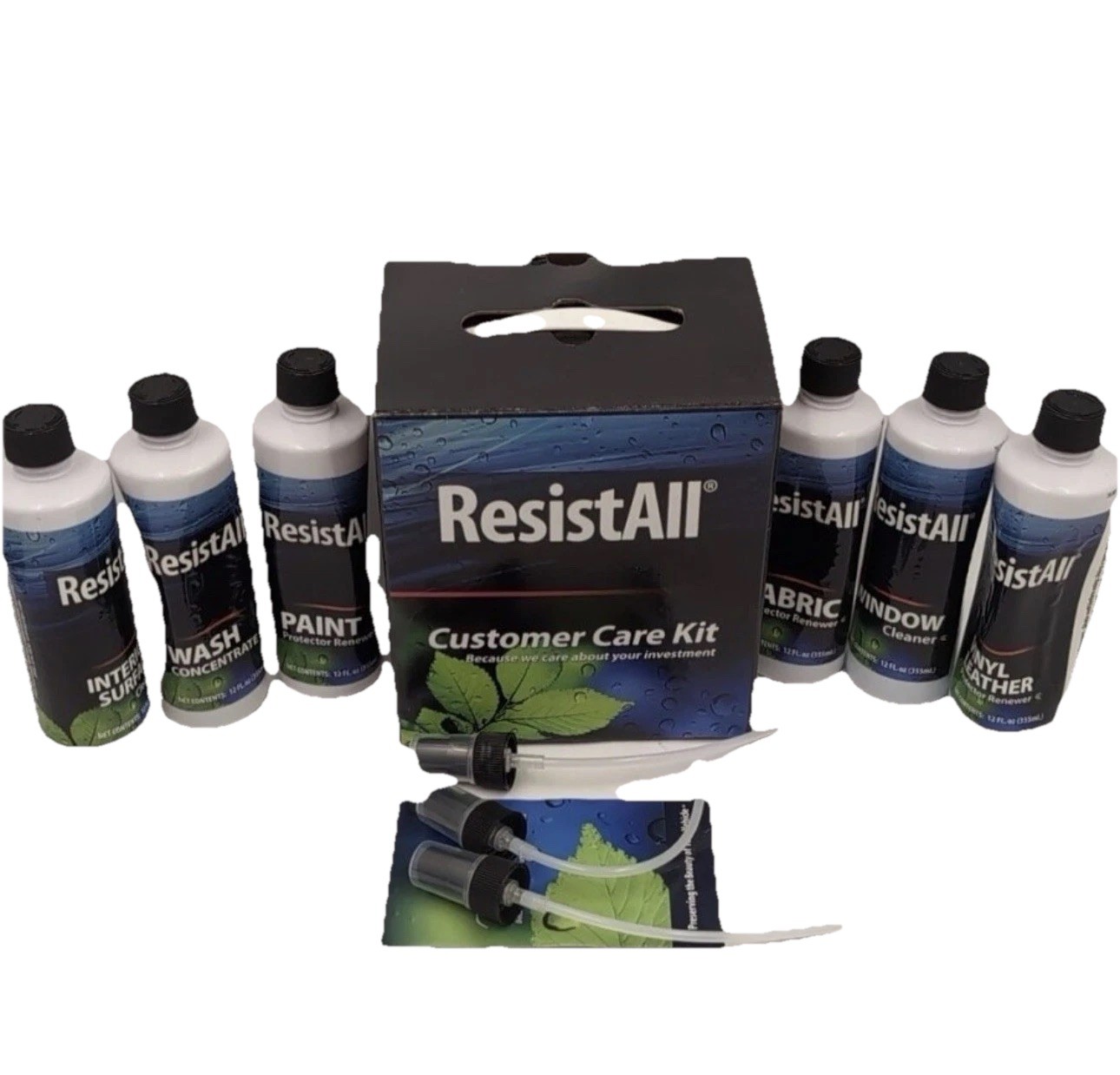 ResistAll Customer Care Kit Car Cleaning Set Interior & Exterior NEW Sealed
