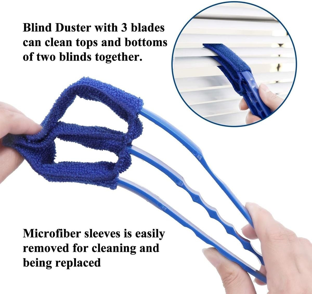 Car Vent Cleaner Brush Kit with Microfiber Sleeves – Efficient Dust Removal f…