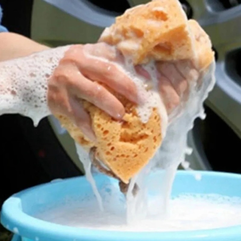 Auto Wash Sponge Foam High Absorbency Gentle on Paint Ergonomic Grip Design