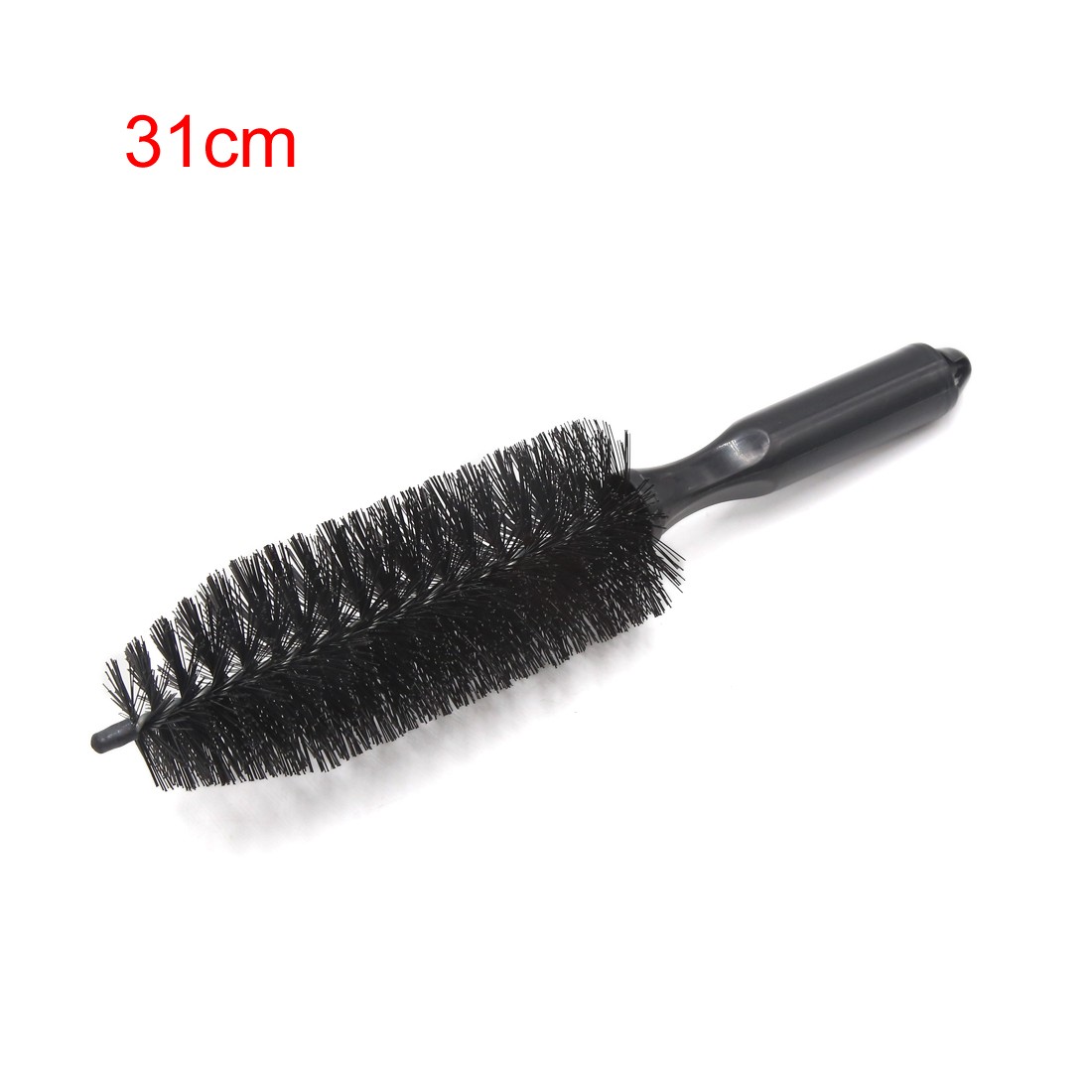 31cm Length Black Car Vehicle Wheel Tire Rim Tapered Washing Cleaning Brush