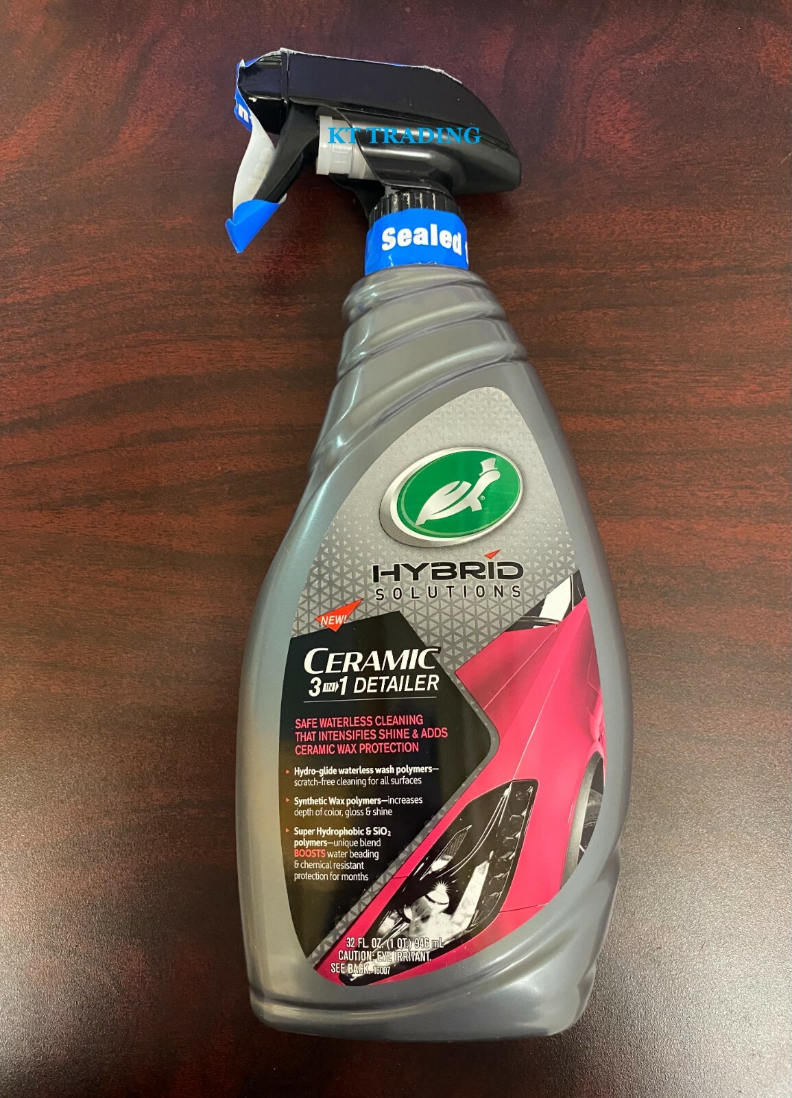 HYBRID SOLUTIONS Car Auto Ceramic 3-in-1 Detailer Waterless Cleaner 32 Oz Spray