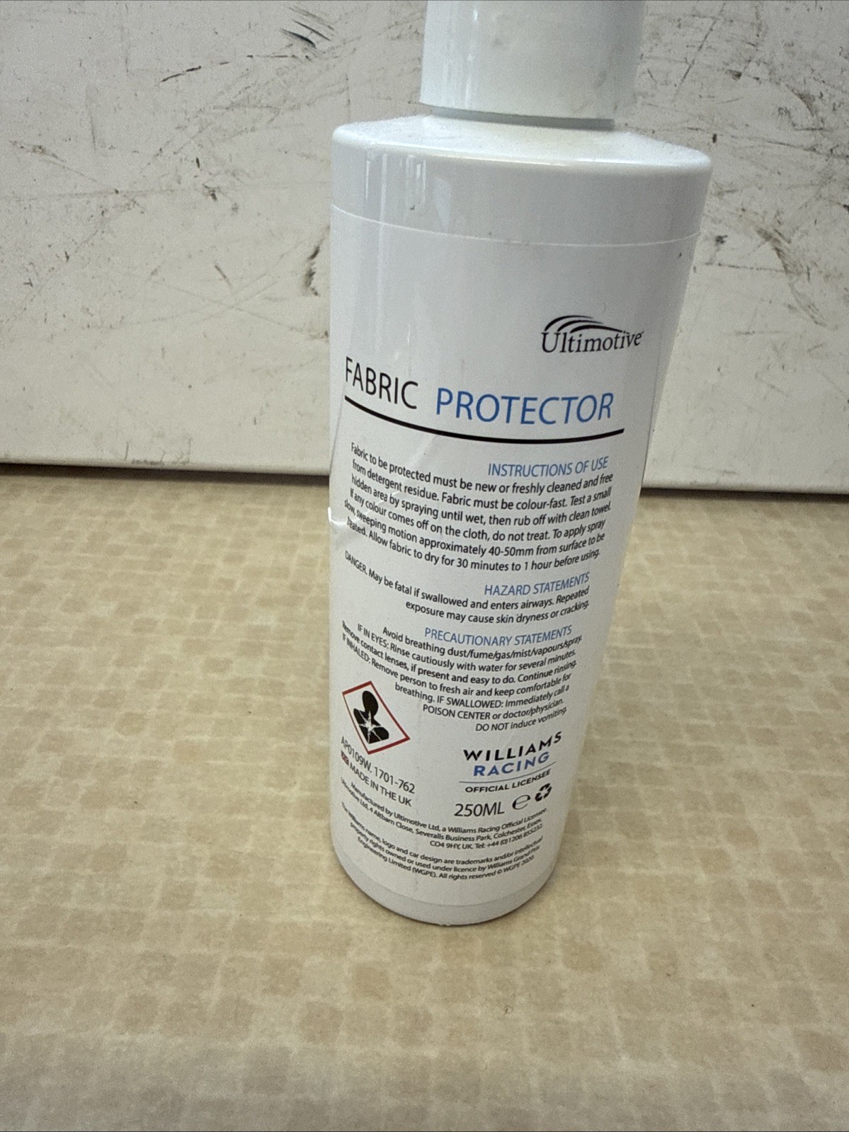 Ultimotive Williams Racing Fabric Cleaner