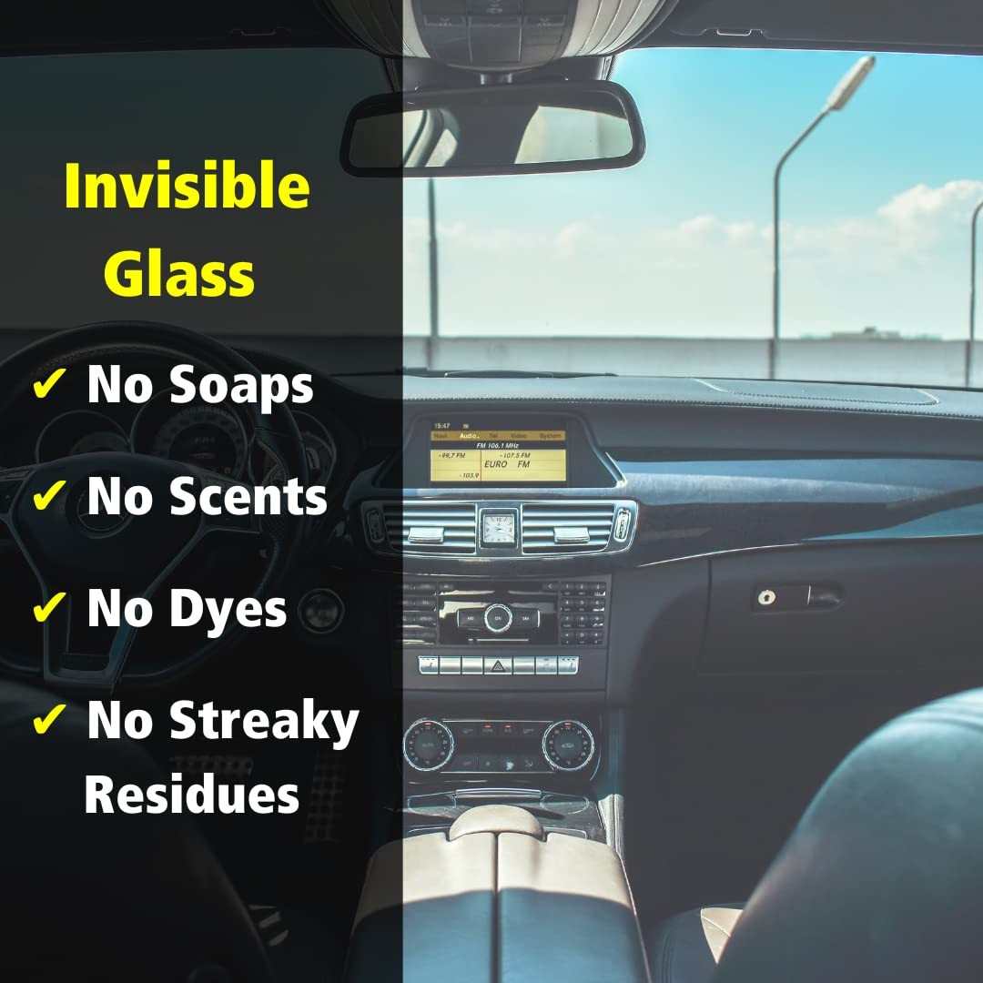 Invisible Glass 92164-4PK Premium Cleaner 22 Fl Oz (Pack of 4), Clear