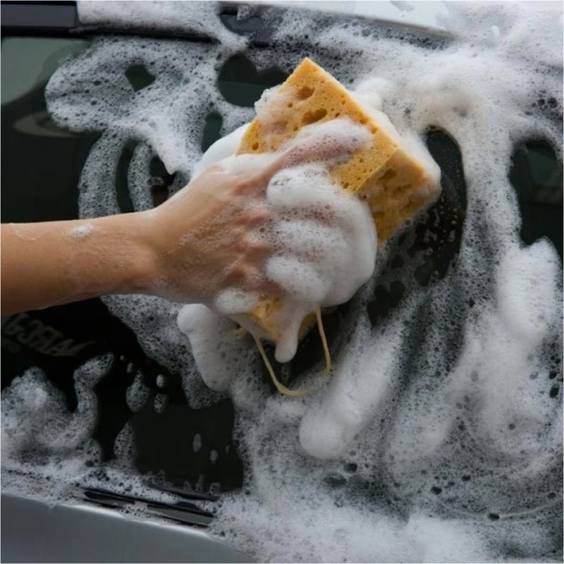 Auto Wash Sponge Foam High Absorbency Gentle on Paint Ergonomic Grip Design