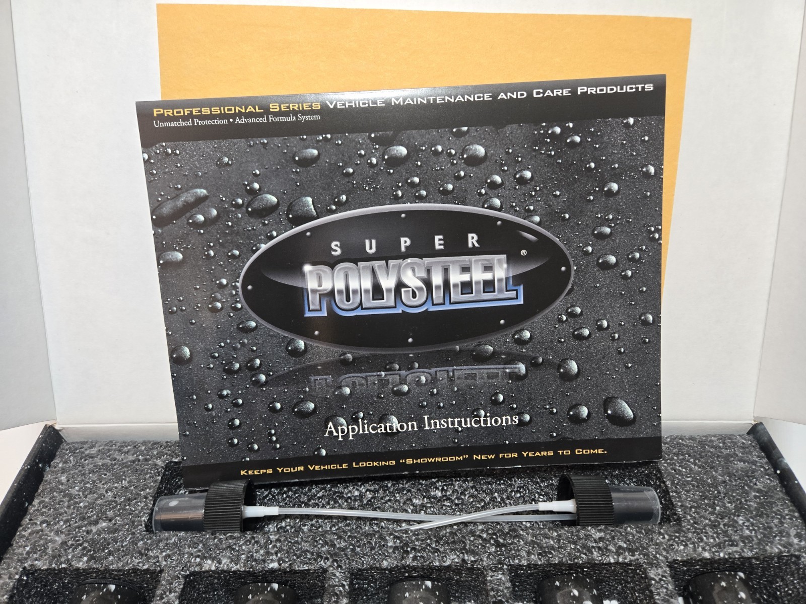 SUPER POLYSTEEL Professional Series Vehicle Maintenance and Care Products Unused