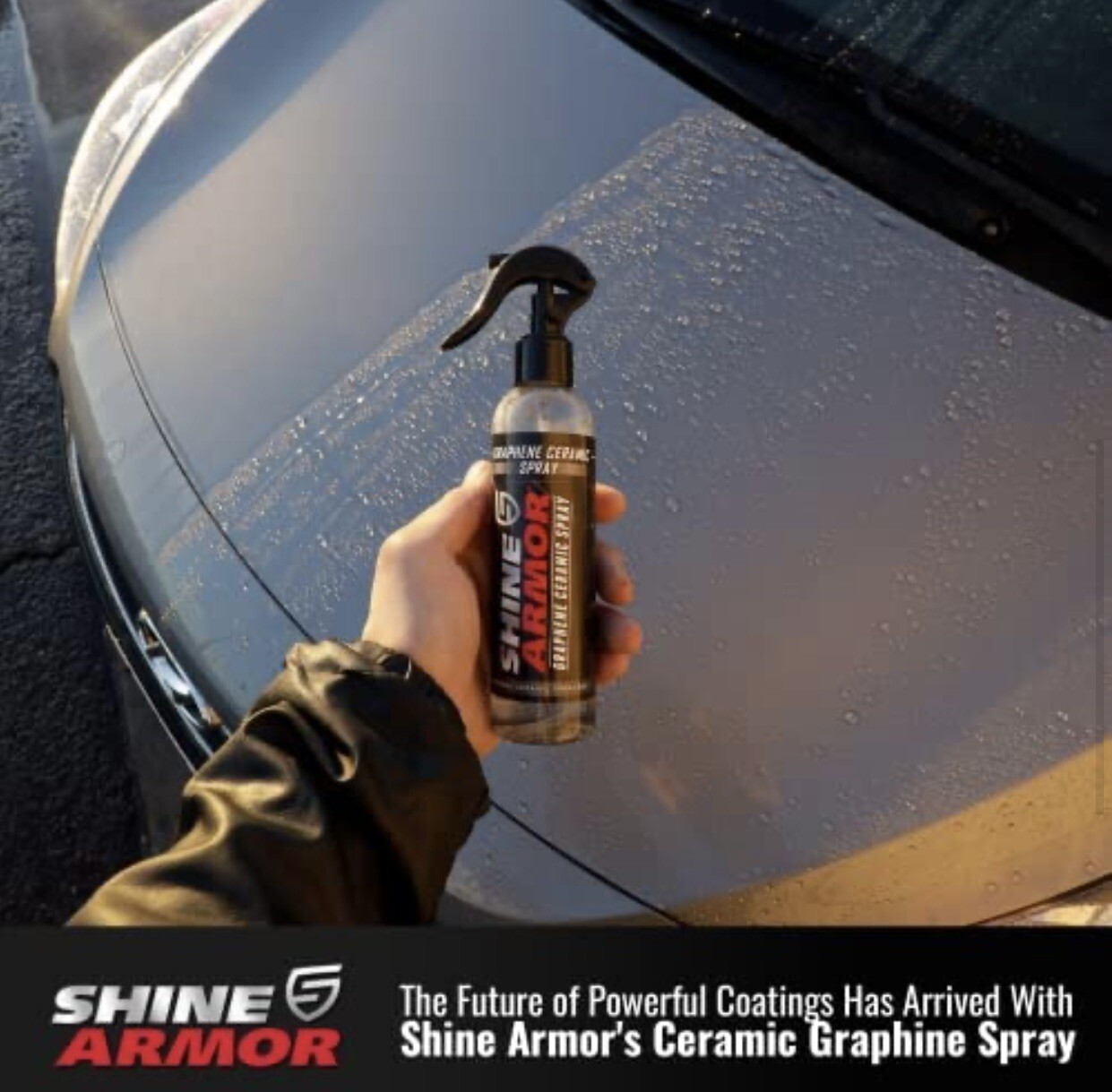 Shine Armor Graphene Ceramic Coating Spray Highly Concentrated Paint Protection
