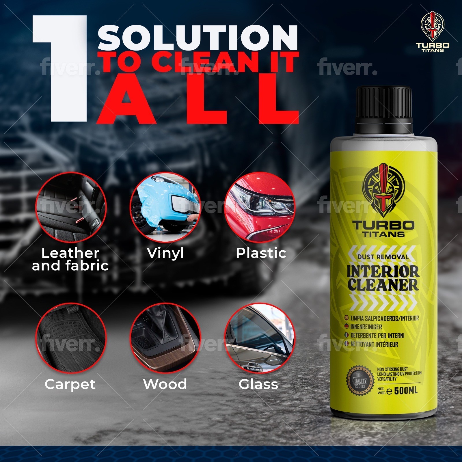 Complete new car care package, interior and exterior, all accessories included
