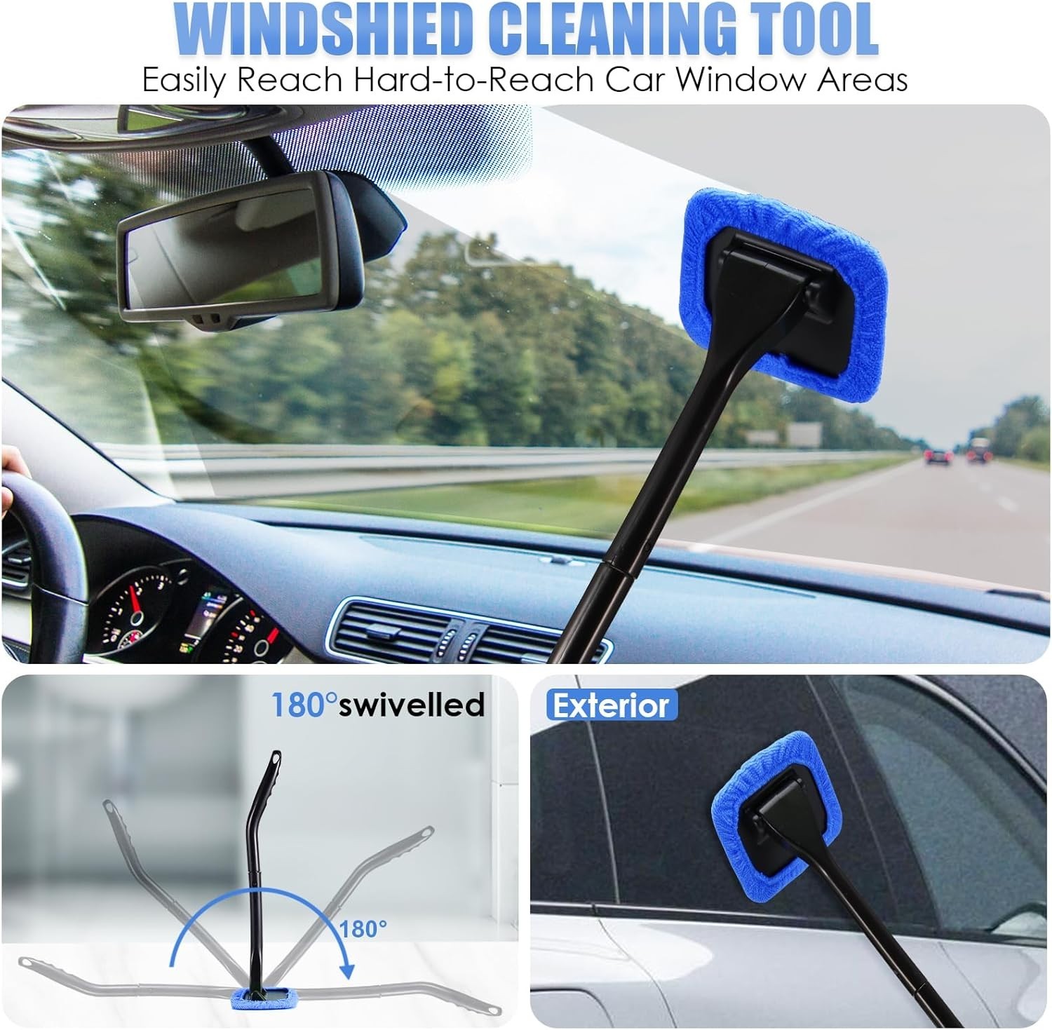 Car Interior Detailing Kit with High Power Handheld Vacuum, Detailing Brush S…