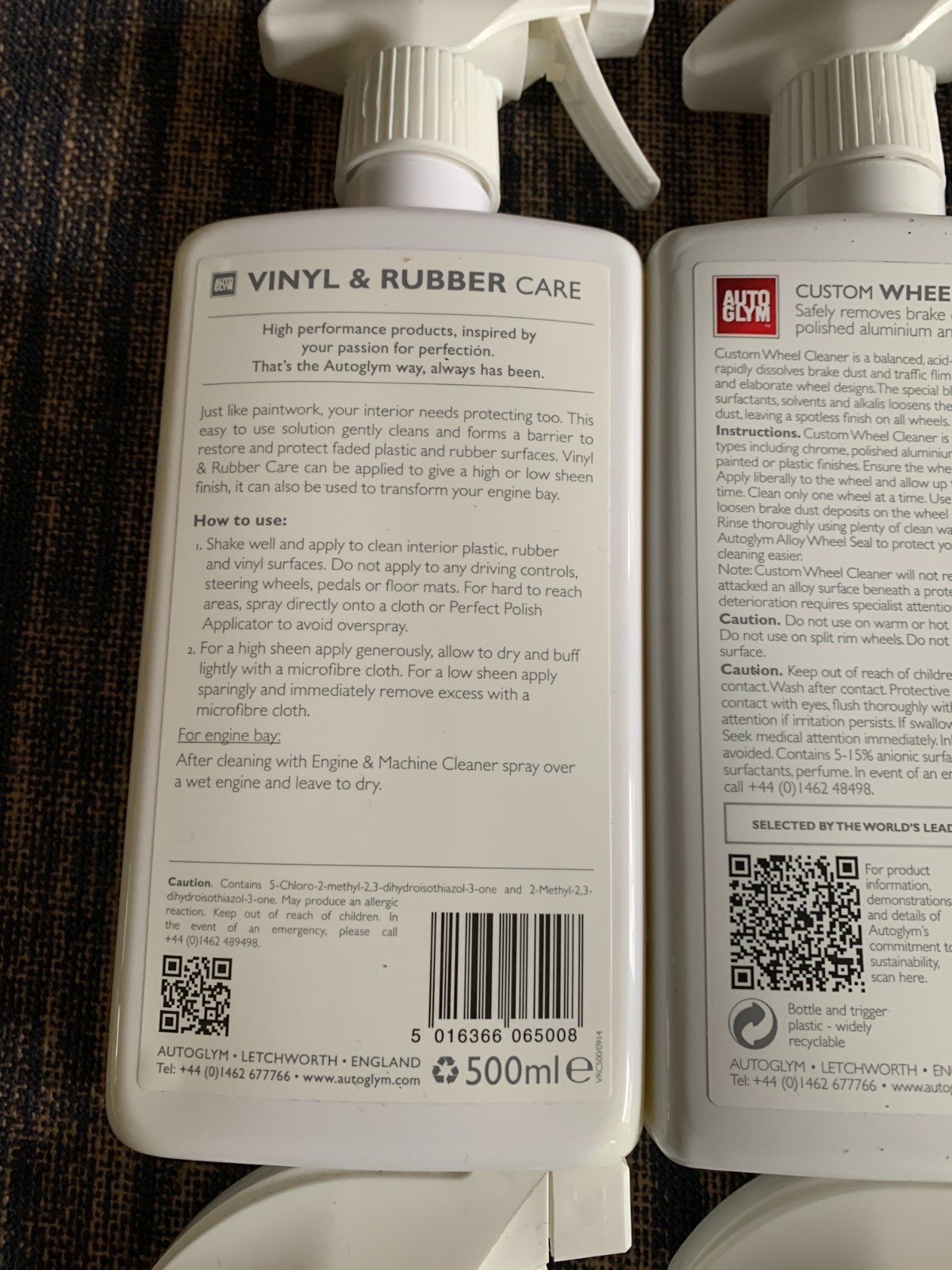 AutoGlym The Collection Perfect Interiors Ideal Car Cleaning Kit 6x 500ml + Bag
