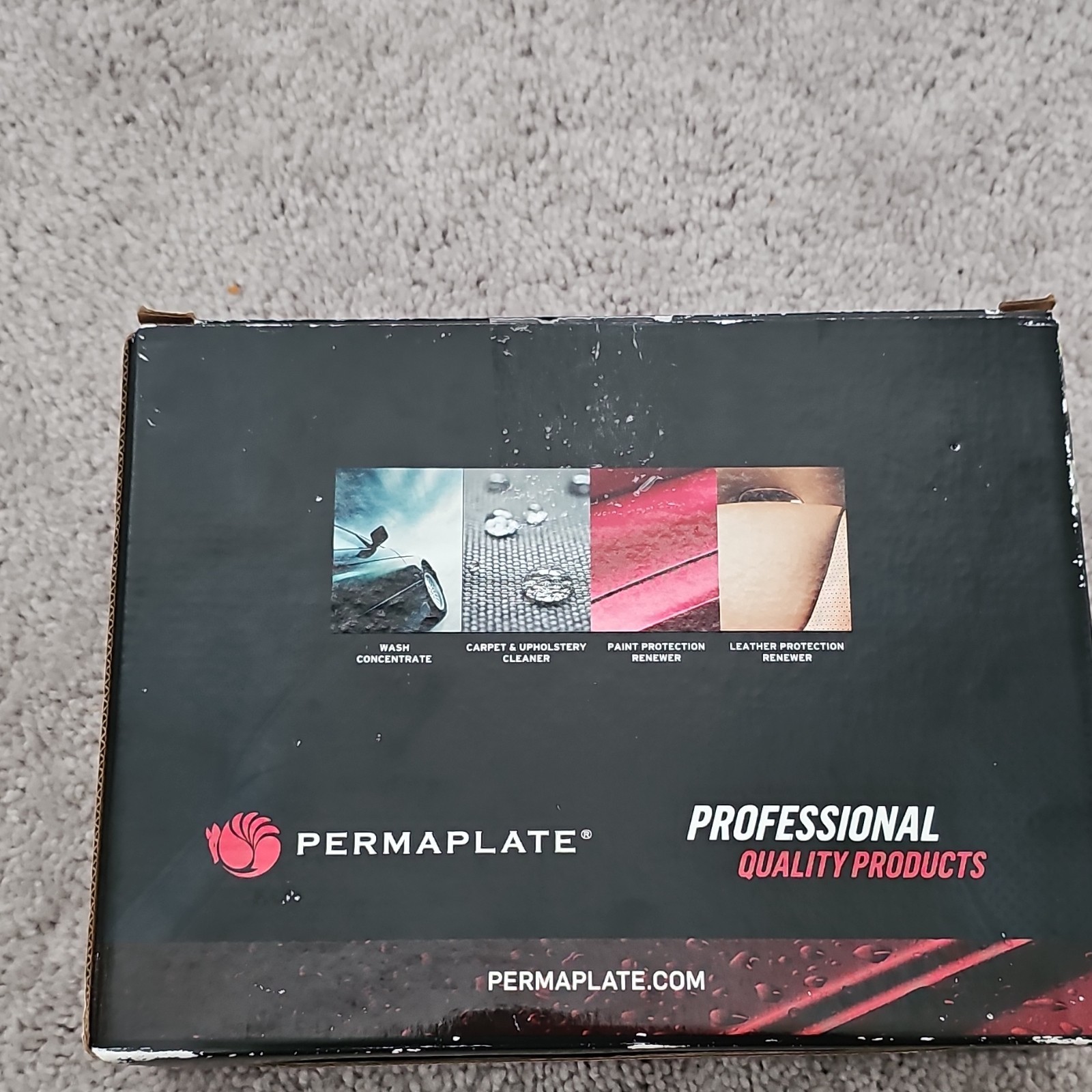 PermaPlate Deluxe Maintenance Kit Car Wax Cleaning Detailing 4 Bottle Set NIB