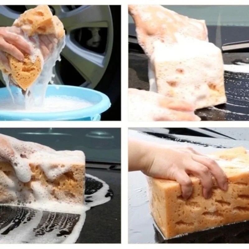 Auto Wash Sponge Foam High Absorbency Gentle on Paint Ergonomic Grip Design