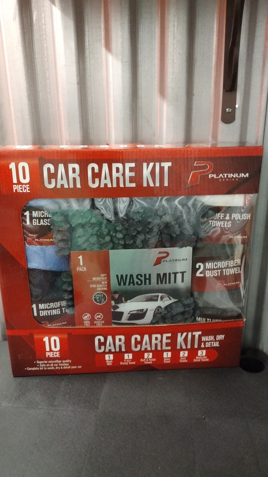 10 Piece Detailing Kit.With A Drying Towel. Plus a bonus gift!