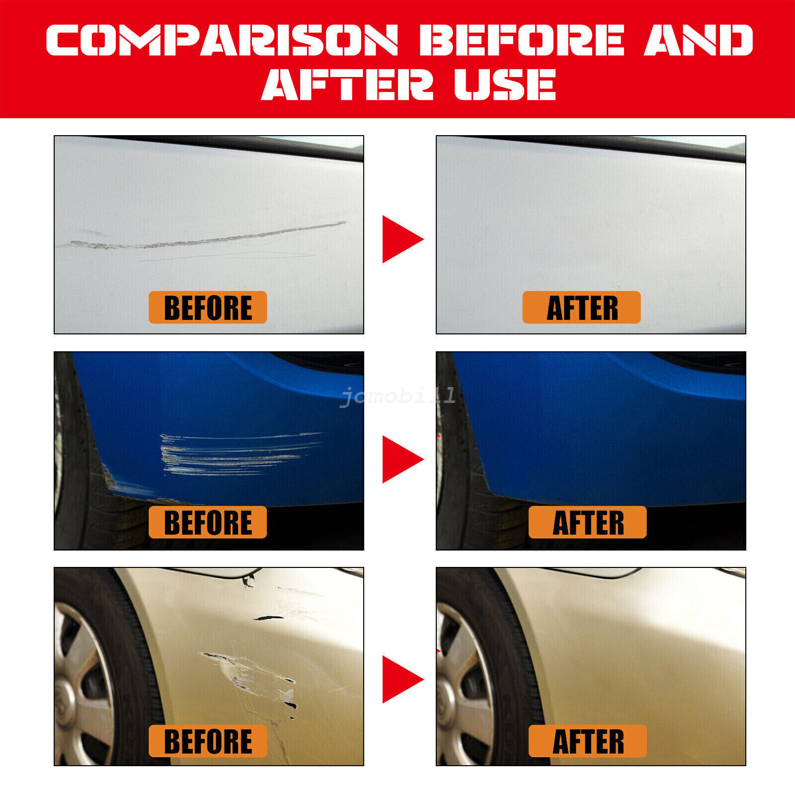 Car Scratch Repair Wax Polishing Coating Scratch Removal Paint Care Wax 60ml