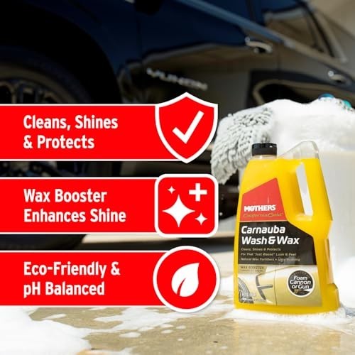 Car Wash and Wax 64 oz Carnauba Cleaner Shine Protector pH Balanced Suds