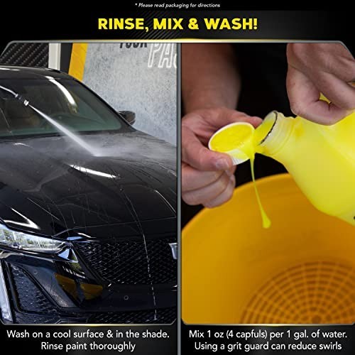 Ultimate Wash and Wax Car Soap – Cleans, Shines & Protects, pH Balanced, 1 Gallo