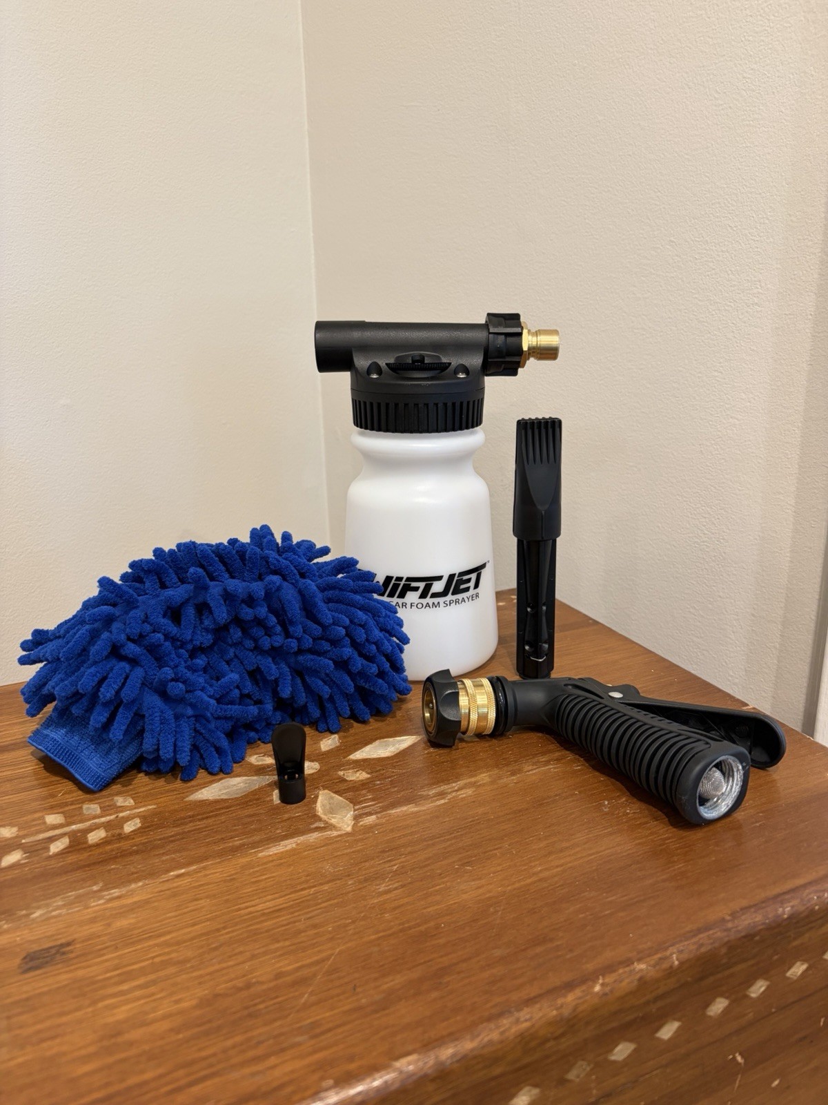 SwiftJet Car Wash Foam Gun and Microfiber Wash Kit