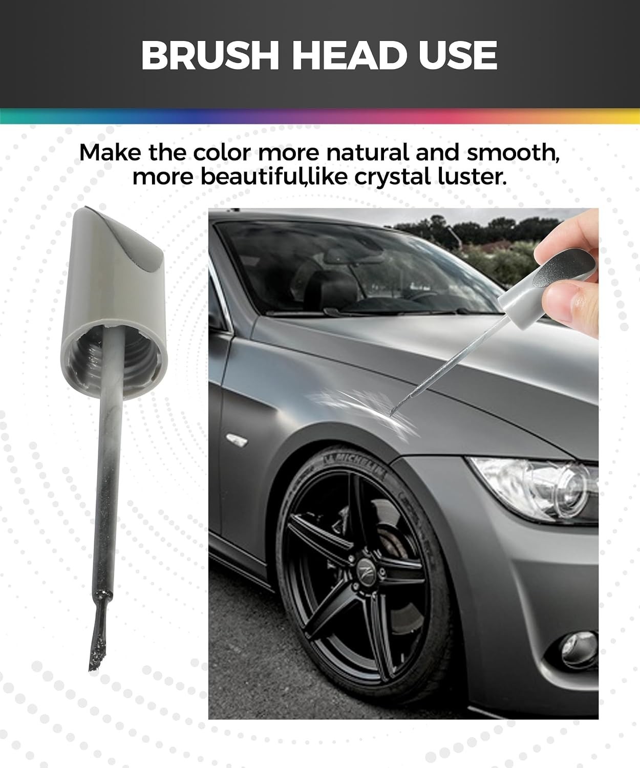 Gray Touch Up Paint Pen for Quick Scratch Repair – Waterproof & Rust Resistant