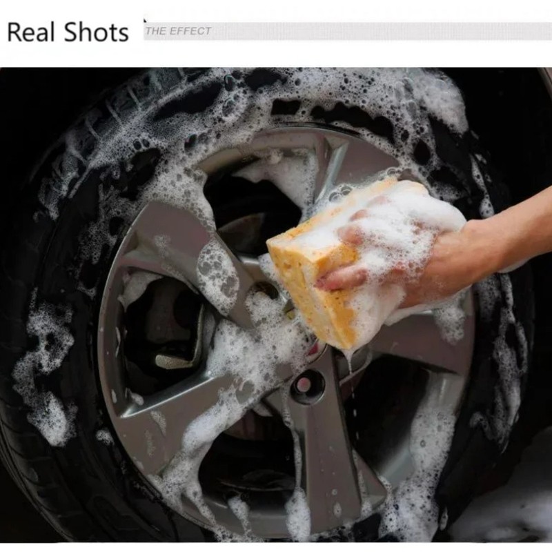 Auto Wash Sponge Foam High Absorbency Gentle on Paint Ergonomic Grip Design