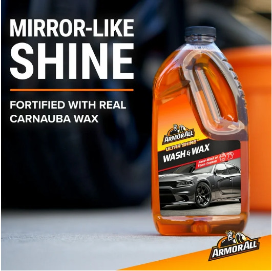 Armor All Ultra Shine Car Wash and Car Wax by Armor All, Cleaning Fluid for Cars