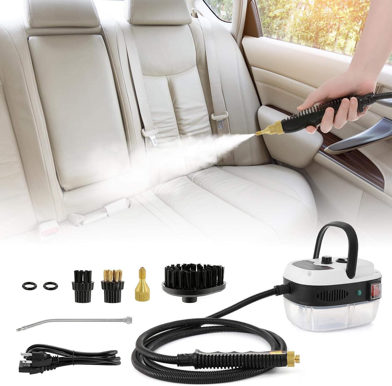 2500W Car Washer Steamer for Auto Detailing Steam Cleaner Steam Cleaning Machine