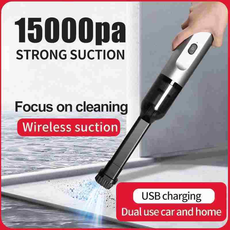 F500Plus Slim Cordless Car Vacuum Cleaner High Power , 15000Pa Powerful Suction