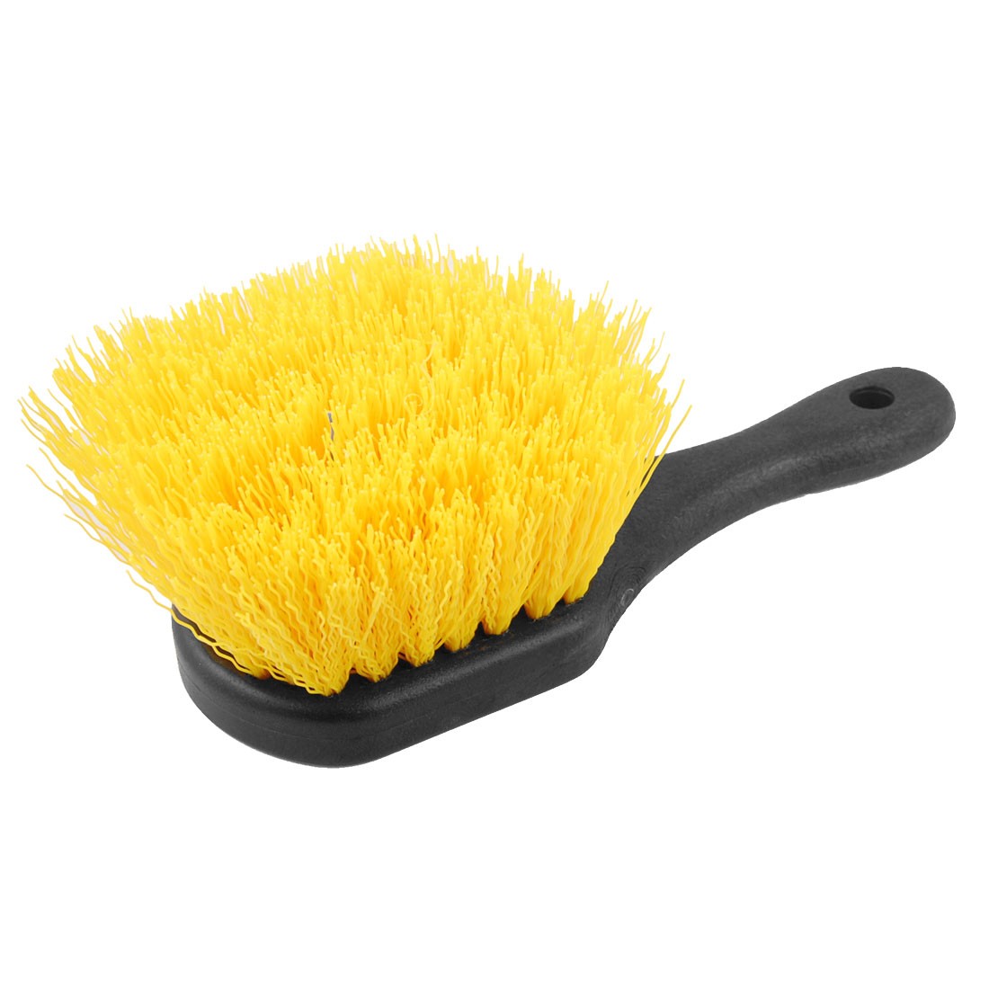 Nonslip Handle Car Carpet Scrubbing Brush Cleaner Black Yellow 8.1″ Length new