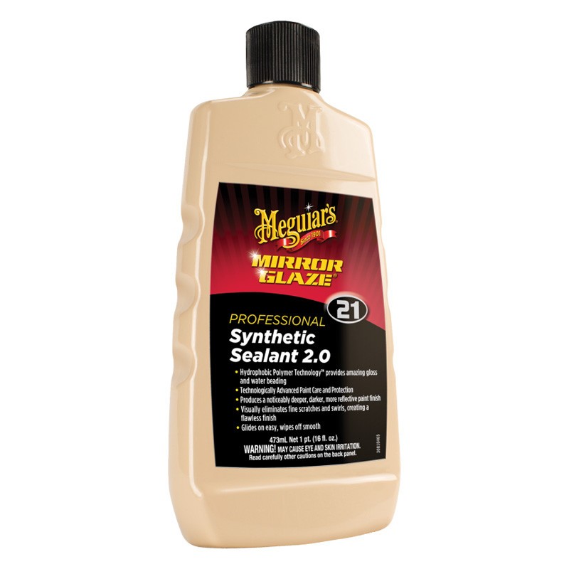 Meguiars M2116 Mirror Glaze 16 oz. Bottle Synthetic Sealant
