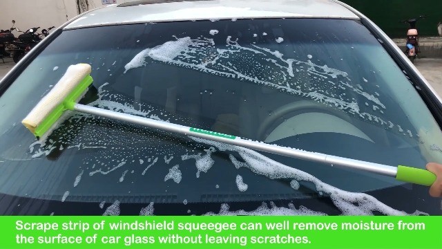 62” Car Wash Brush Kit – Long Handle Microfiber Mop, Detailing Tools, Squeegee,