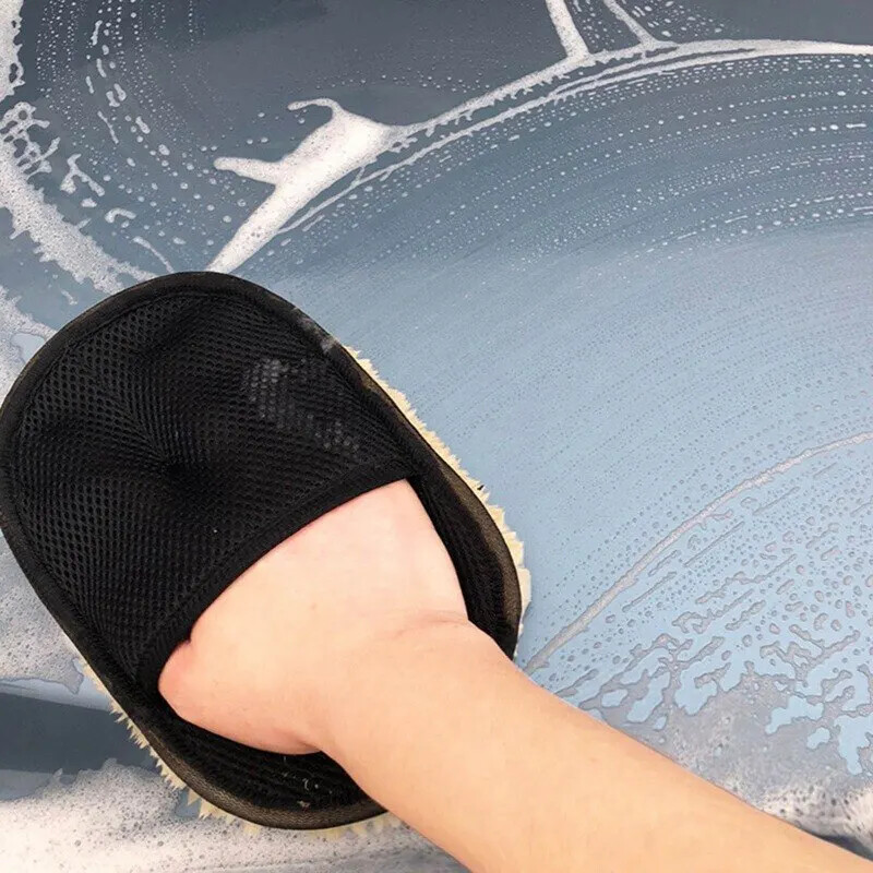 1 Piece Car Bumper Cleaning Washer Car Styling Wool Soft Car Washing Gloves