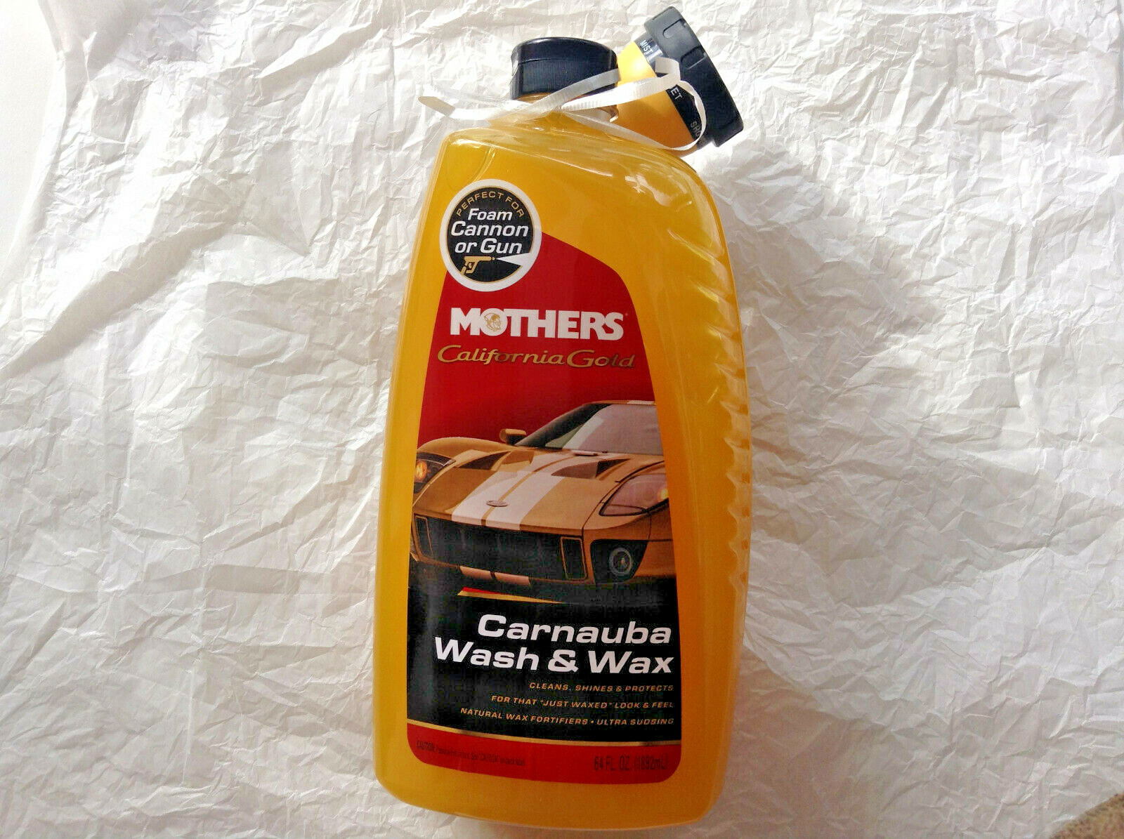 Mothers 05674 California Gold Carnauba Wash & Wax, 64 oz.Includes Sprayer Nozzle