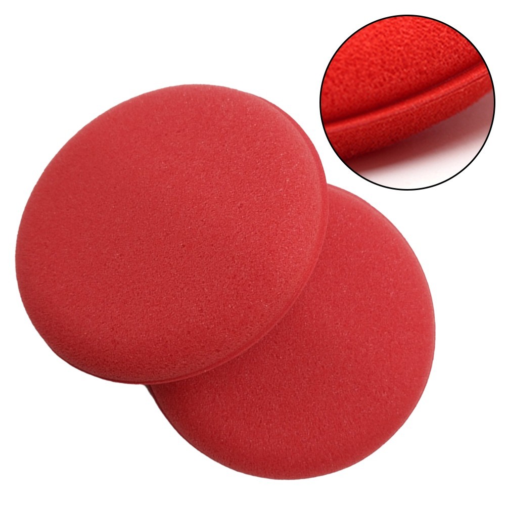 Data Maneuver Foam Applicator Pads Circular Cleaning Sponge Hand Polishing Inch