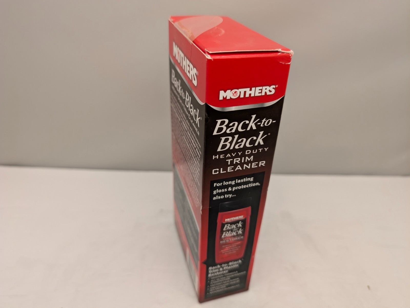 MOTHERS Back To Black Heavy Duty Trim Cleaner Kit | 12 fl oz | 06141 | OPEN BOX