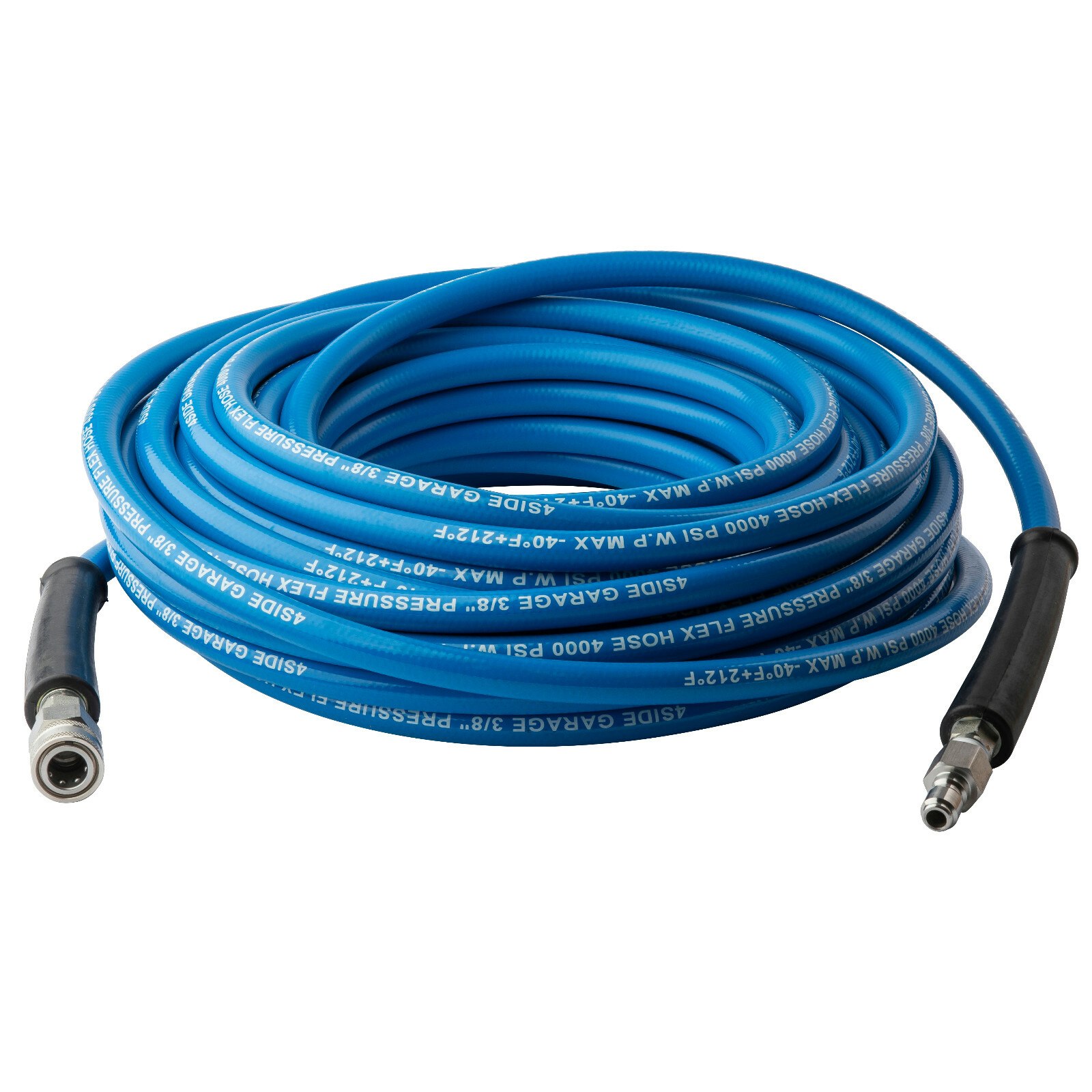 50Ft 4000PIS 3/8 Pressuer Washer Hose Flex with/NPTQuick connector+adapter