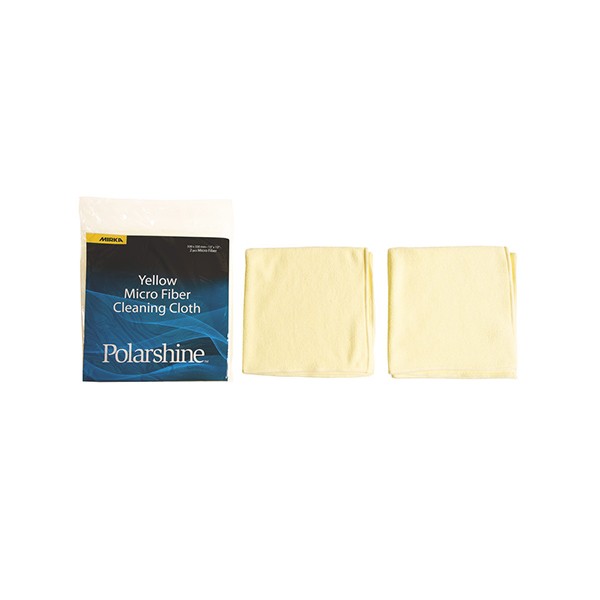 Mirka Microfiber Cloth Yellow 2 Pieces