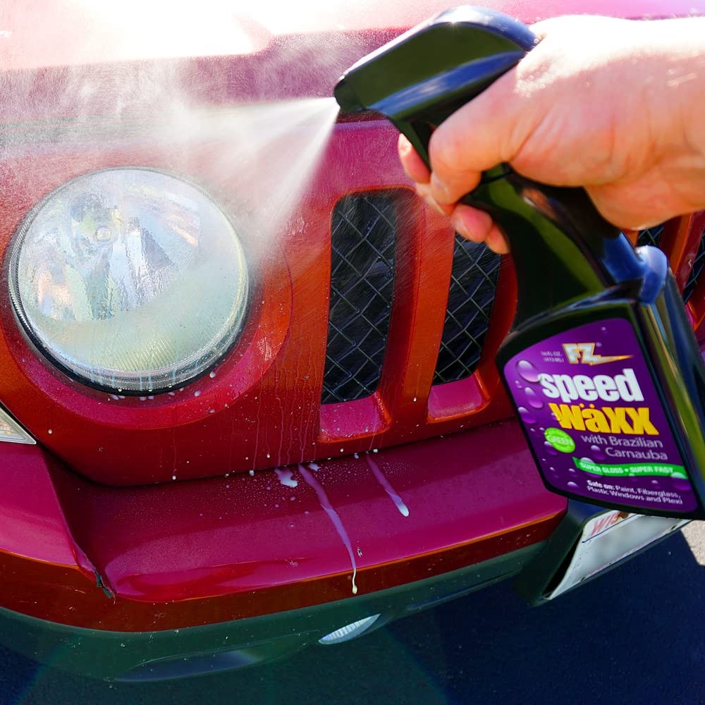 FZ Speed Waxx – Car Cleaning Supplies, Wax Spray 16 Fl Oz (Pack of 1)