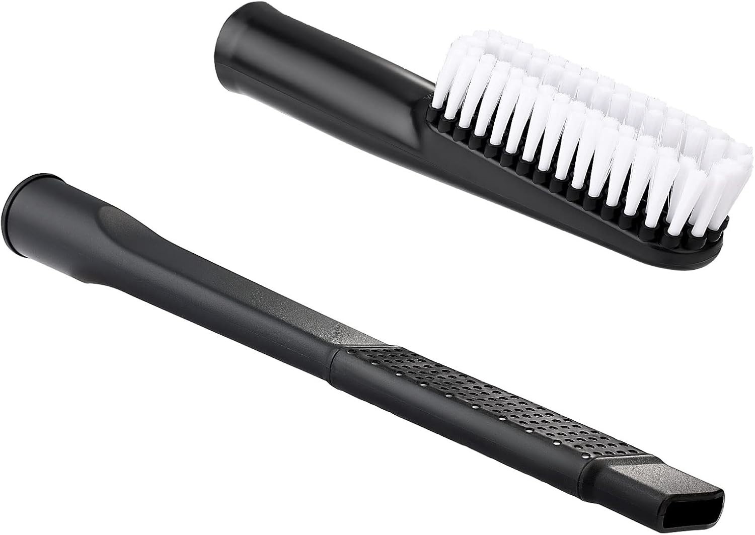 2-Piece Car Cleaning Kit with Flexible Crevice Tool & Soft Auto Brush