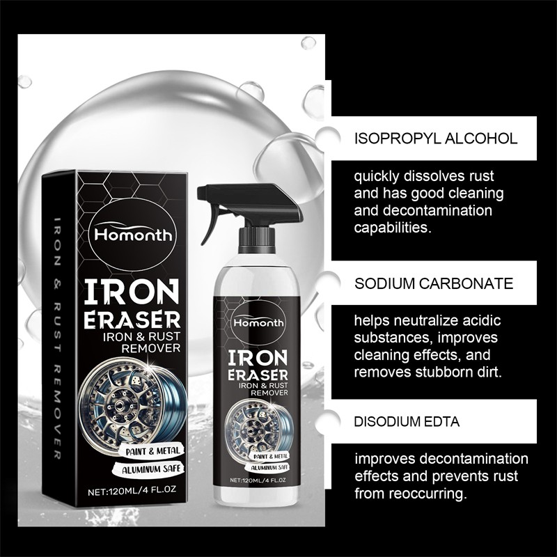 Iron Eraser Rust Remover Spray Car Wheel Paint Brake Dust Fast Cleaner New 2026