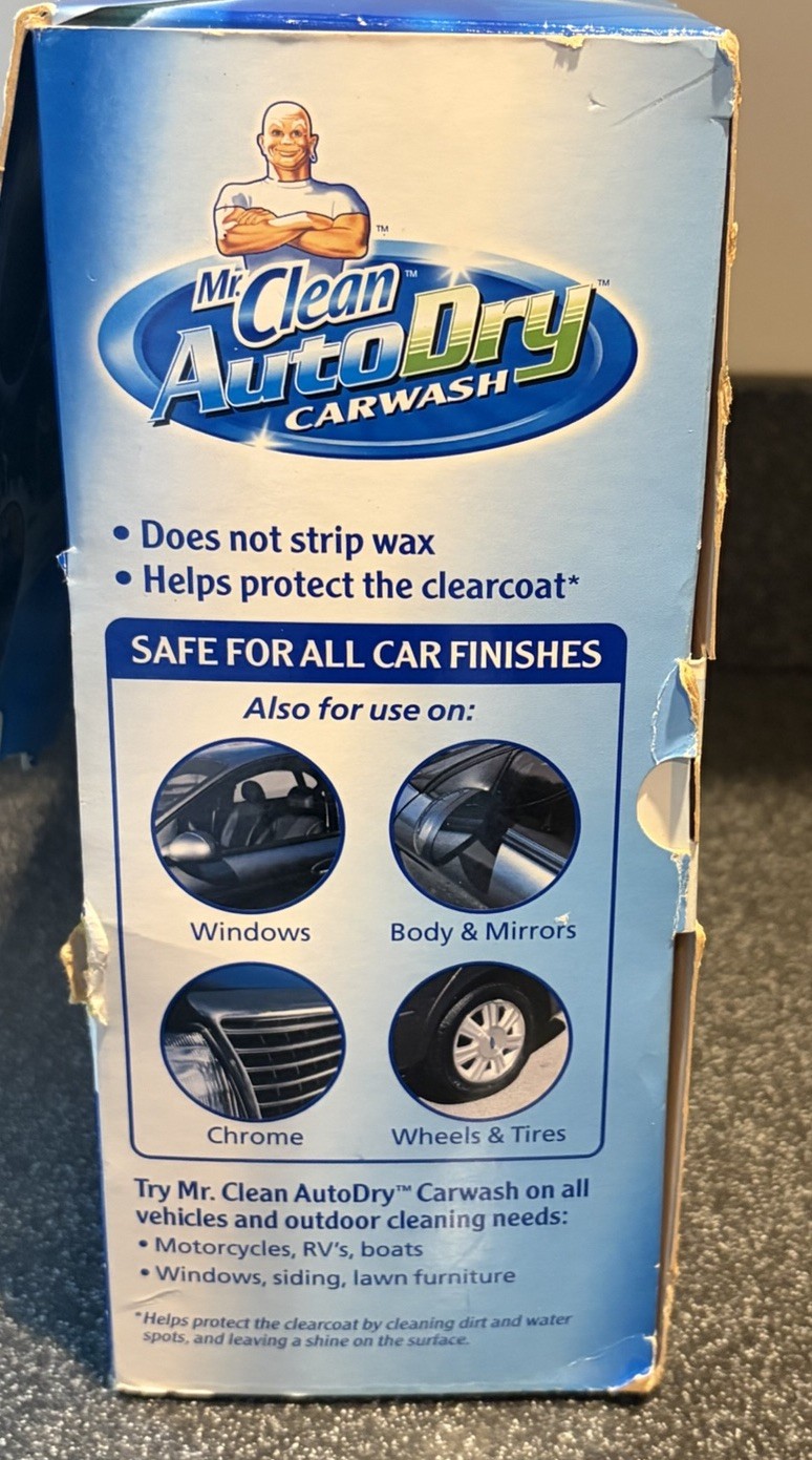 Mr. Clean AutoDry Car Wash System Starter Kit NIB Soap Filter Motor Trend