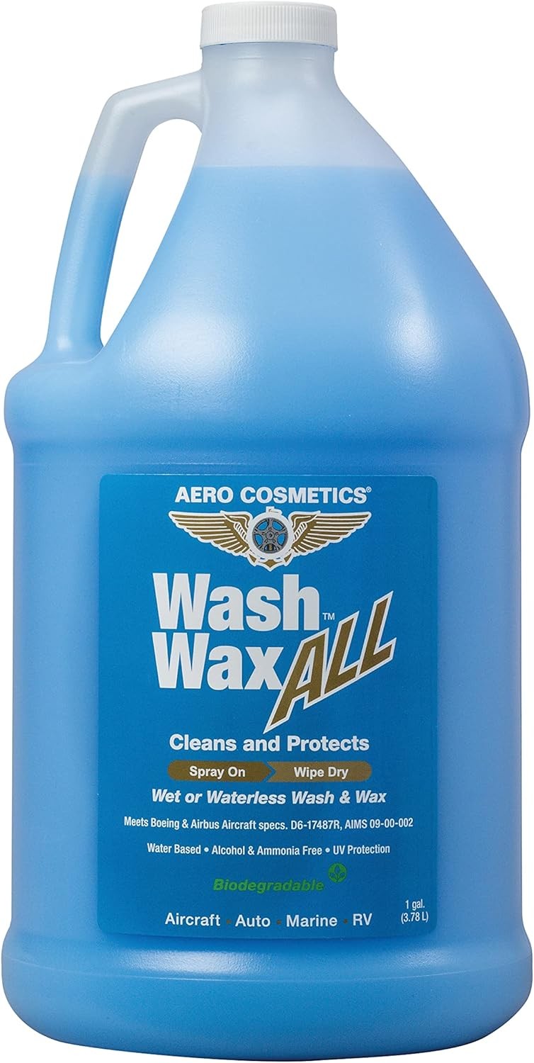 Wet or Waterless Car Wash Wax 128 fl. oz. Aircraft Quality for your Car RV