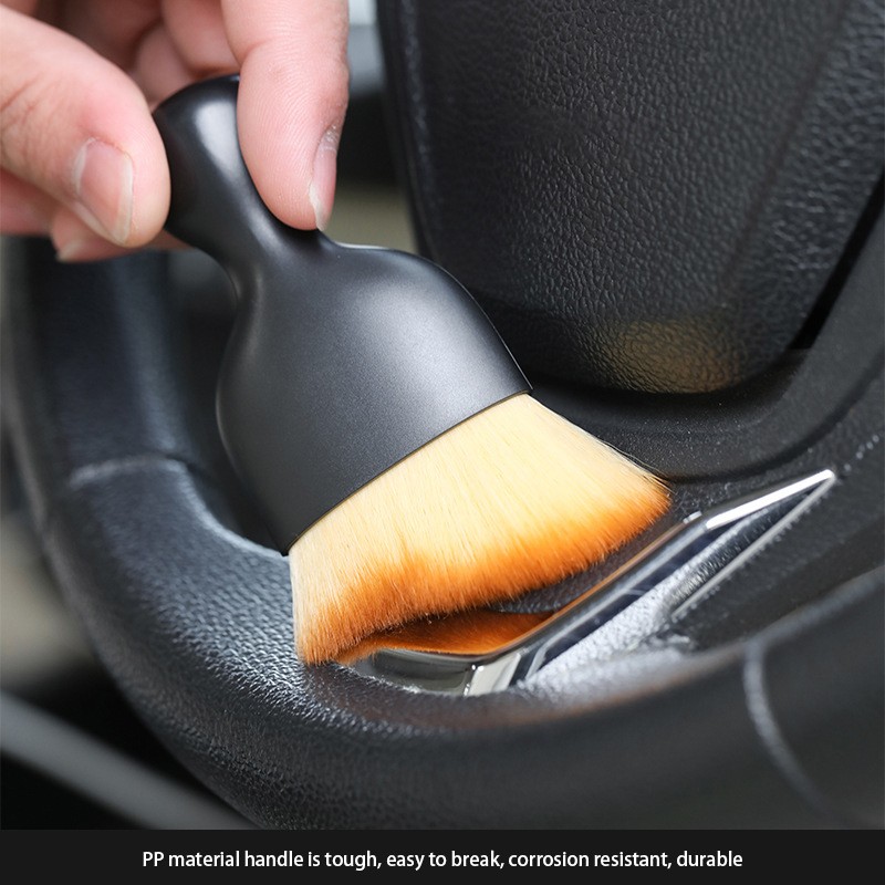 Car Interior Care Brush Premium Bristles Dashboard Screen Air Vent Gap Cleaner