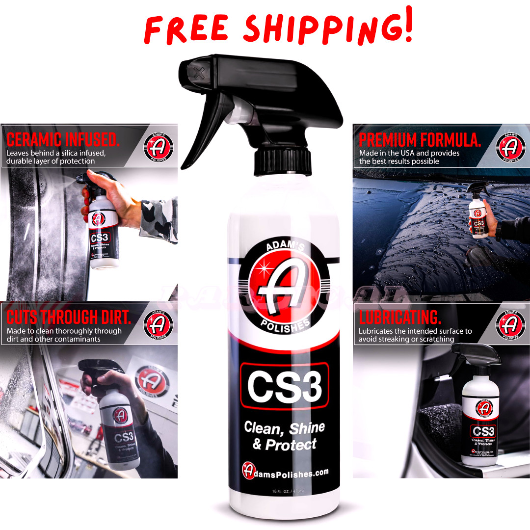 CS3 Ceramic Spray Coating That Cleans, Shines & Protects Top Coat Car 16oz NEW